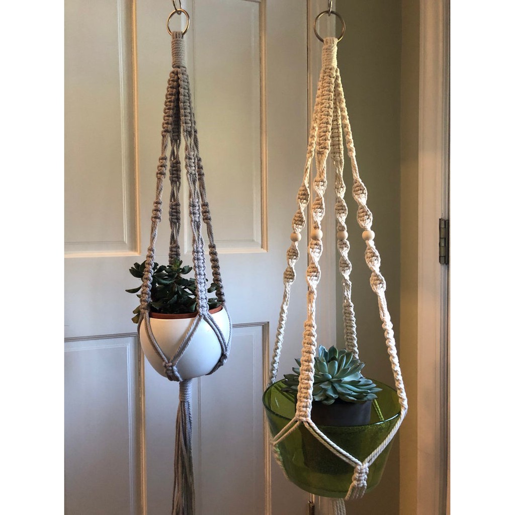 Dây treo chậu cây macrame
