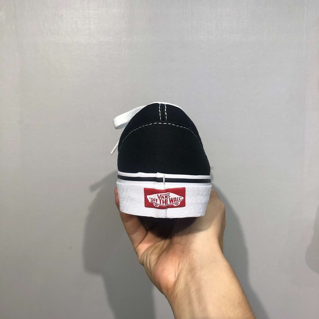 (𝗖𝗵𝗶́𝗻𝗵 𝗵𝗮̃𝗻𝗴 - 𝗙𝗮𝗸𝗲 đ𝗲̂̀𝗻 𝘅𝟭𝟬𝟬 | M - Waffle) Giày VANS Era Authentic - VN000EE3BLK-EWZBLK  (Giày có tem - box ko tem)