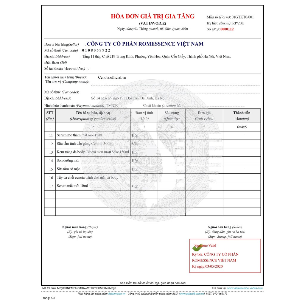 Sữa tắm tinh dầu gừng Cenota 300ml, sạch da, dưỡng ẩm mịn da, hương thơm dịu nhẹ - Mã DR37