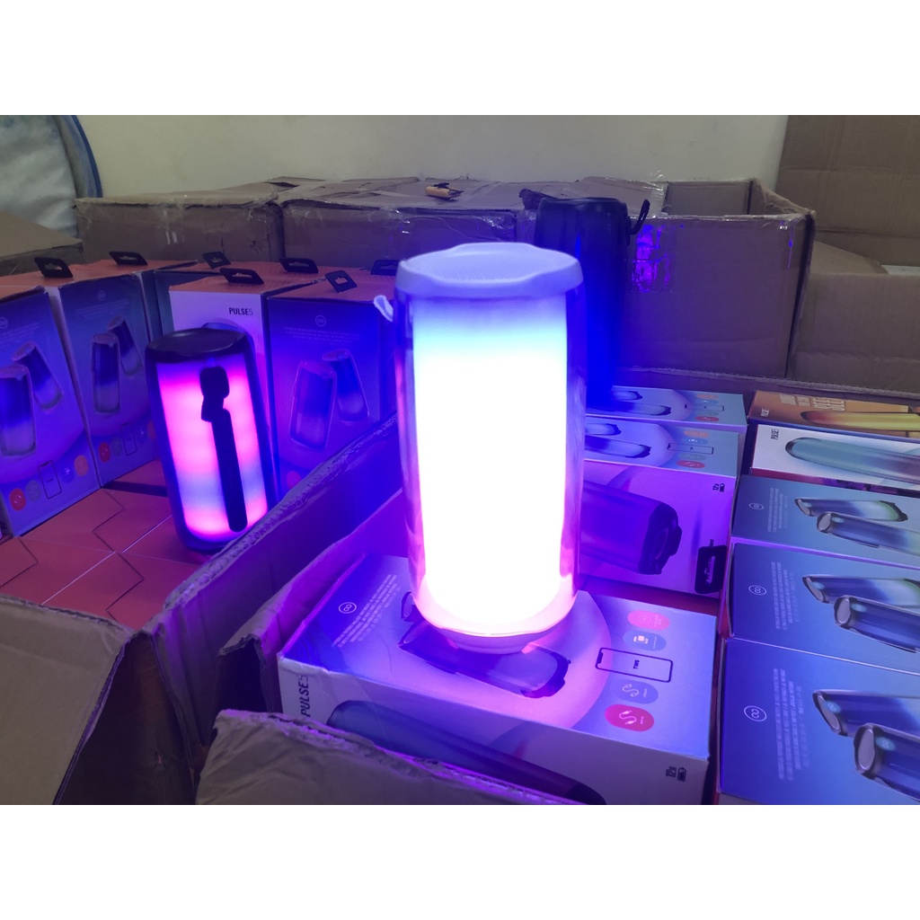 Loa Blutooth  Pulseee 5 Cao Cấp - Nghe Nhạc Công Suất Lớn 35W, Âm Thanh Phát Sáng 360°, Âm Bass Mạnh Mẽ -BH 6 THÁNG