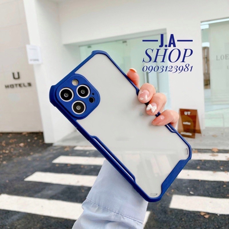Ốp Lưng Chống Sốc Viền Màu Sang Trọng Mẫu Mã Cao Cấp Cho Điện Thoại iPhone 6/7/8/X/XSMax/11/12/13++