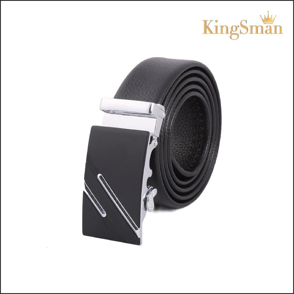 Thắt lưng nam cao cấp shop KINGSMAN 16 da xịn, dây nịt lưng nam có hộp đựng Bảo hành Cam kết 1 đổi 1