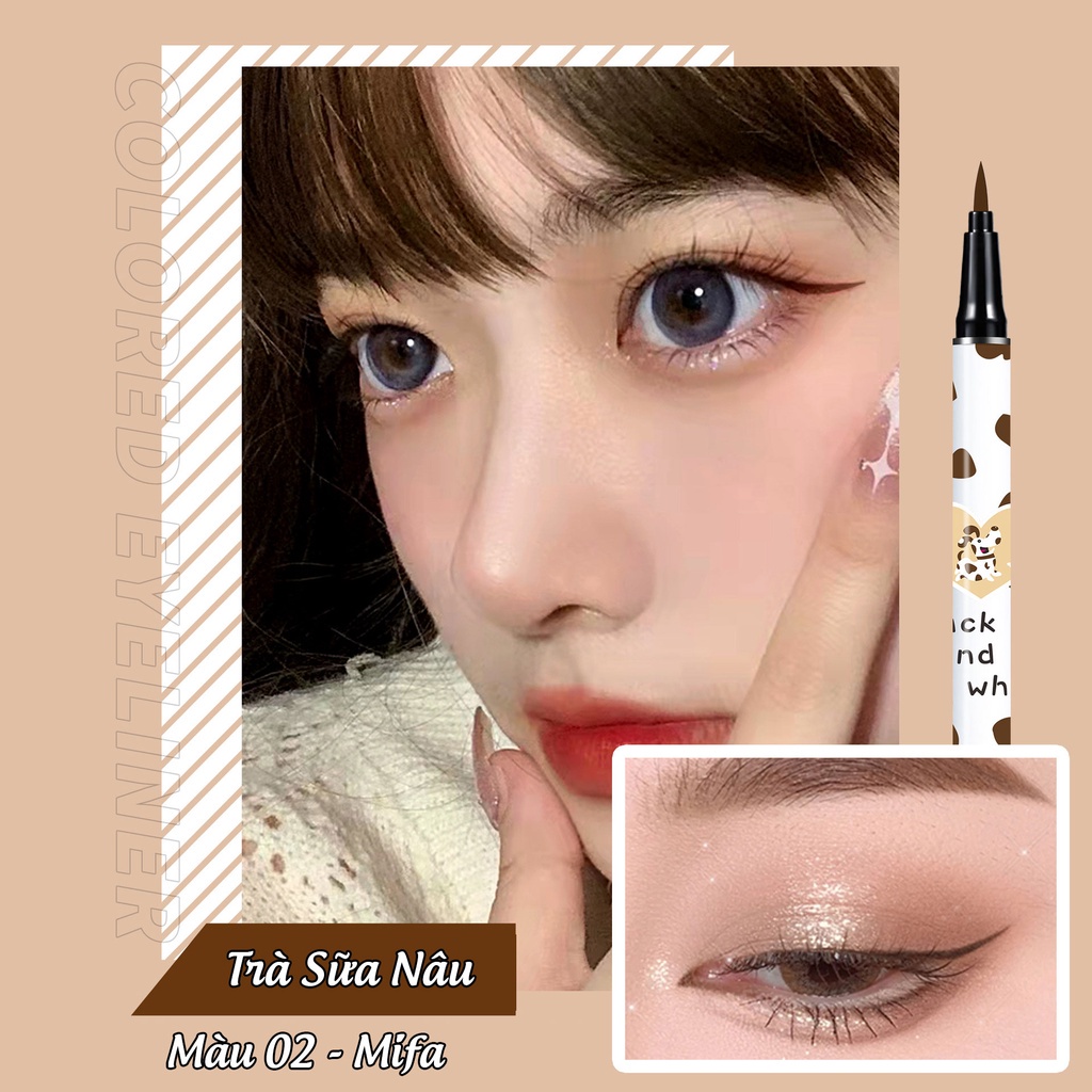 🌺Bút kẻ bọng mắt kẻ mắt nước Liangnishi - bền màu không trôi kẻ mắt nước chống nước nội địa Trung