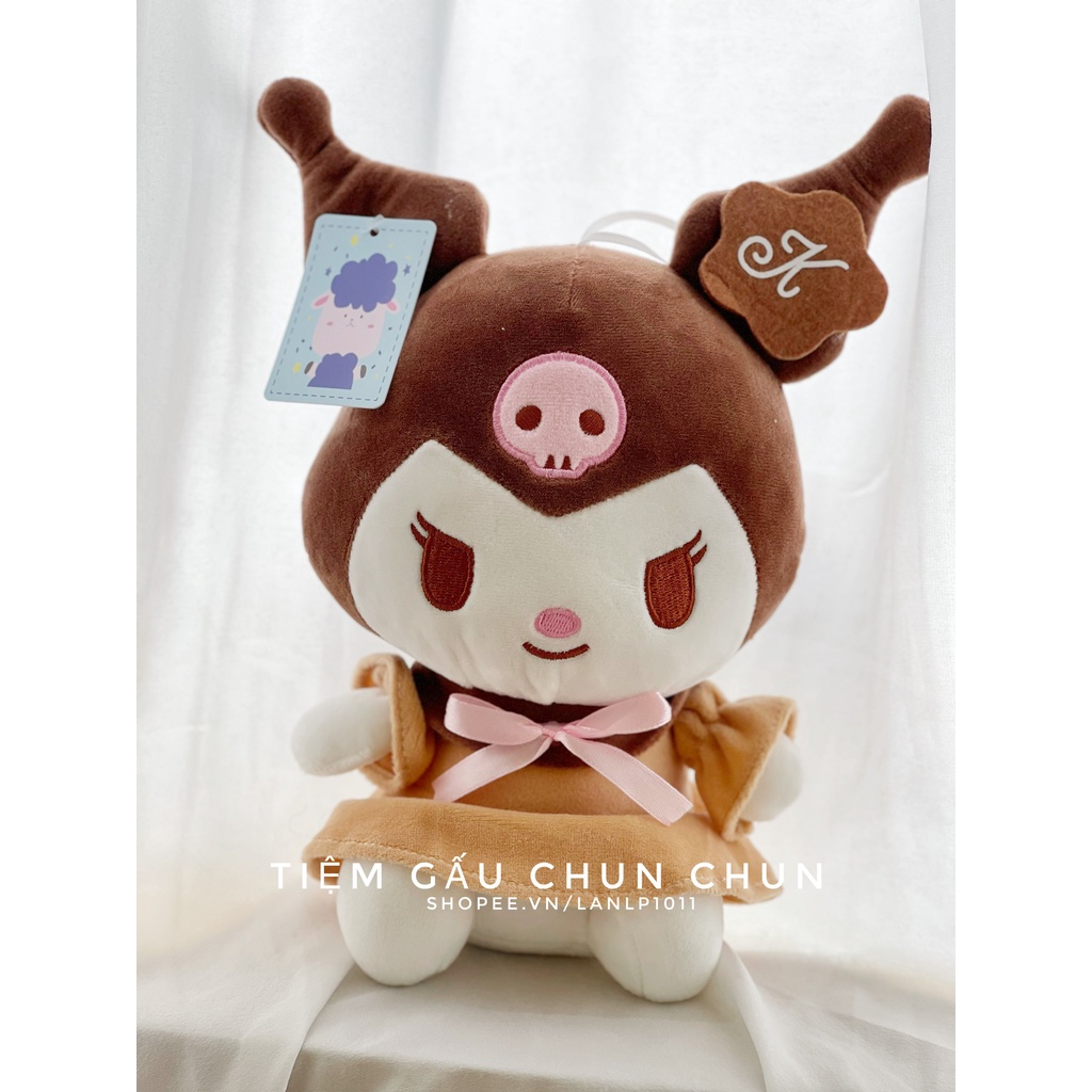 Gấu bông Kurromi mặc váy dạ