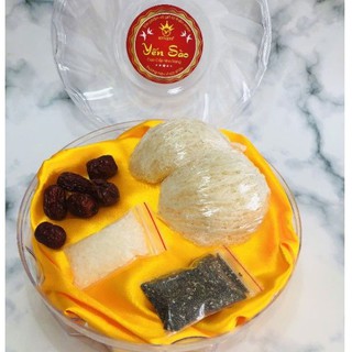 Tổ yến 10gr | Tổ Yến Sào Hoàng Việt Tinh Rút Lông loại 1, Tặng kèm Táo đỏ, Hạt chia, Đường Phèn