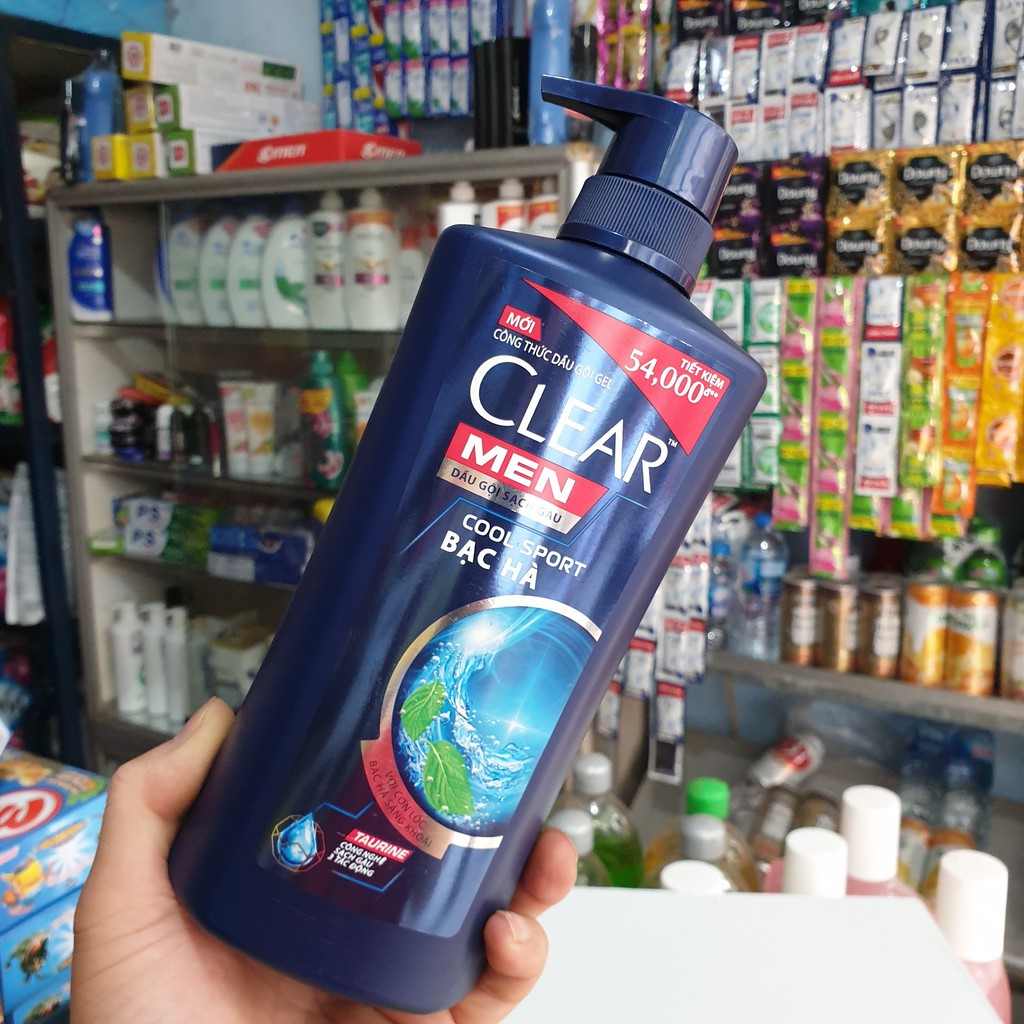 DẦU GỘI ĐẦU CLEAR MEN SẠCH SÂU CHAI 650G tặng chai nhỏ 140g