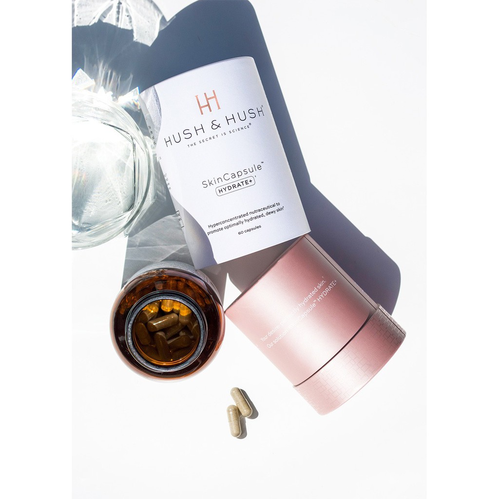 Viên uống cấp ẩm da Image Skincare Hush & Hush Skin Capsule HYDRATE + 60 viên