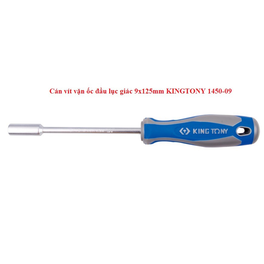 Cán vít vặn ốc đầu lục giác 9x125mm KINGTONY 1450-09