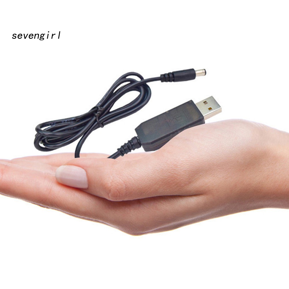 Dây Cáp Chuyển Đổi Nguồn Điện 5.5x2.1mm Từ USB DC 5V Sang 8.4V / 9V / 12V
