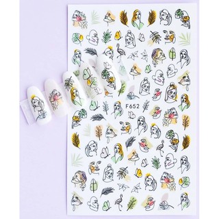 Sticker biểu tượng mặt người