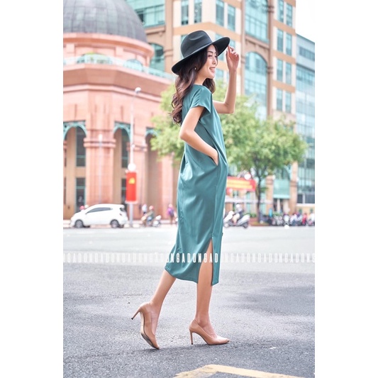 Đầm xanh của Ngado 99%💋💋💋