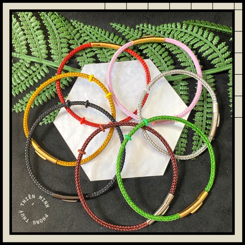 Vòng Tay Dây Lõi Thép để mix Charm size 3li,5li kèm khoá titan không gỉ siêu bền