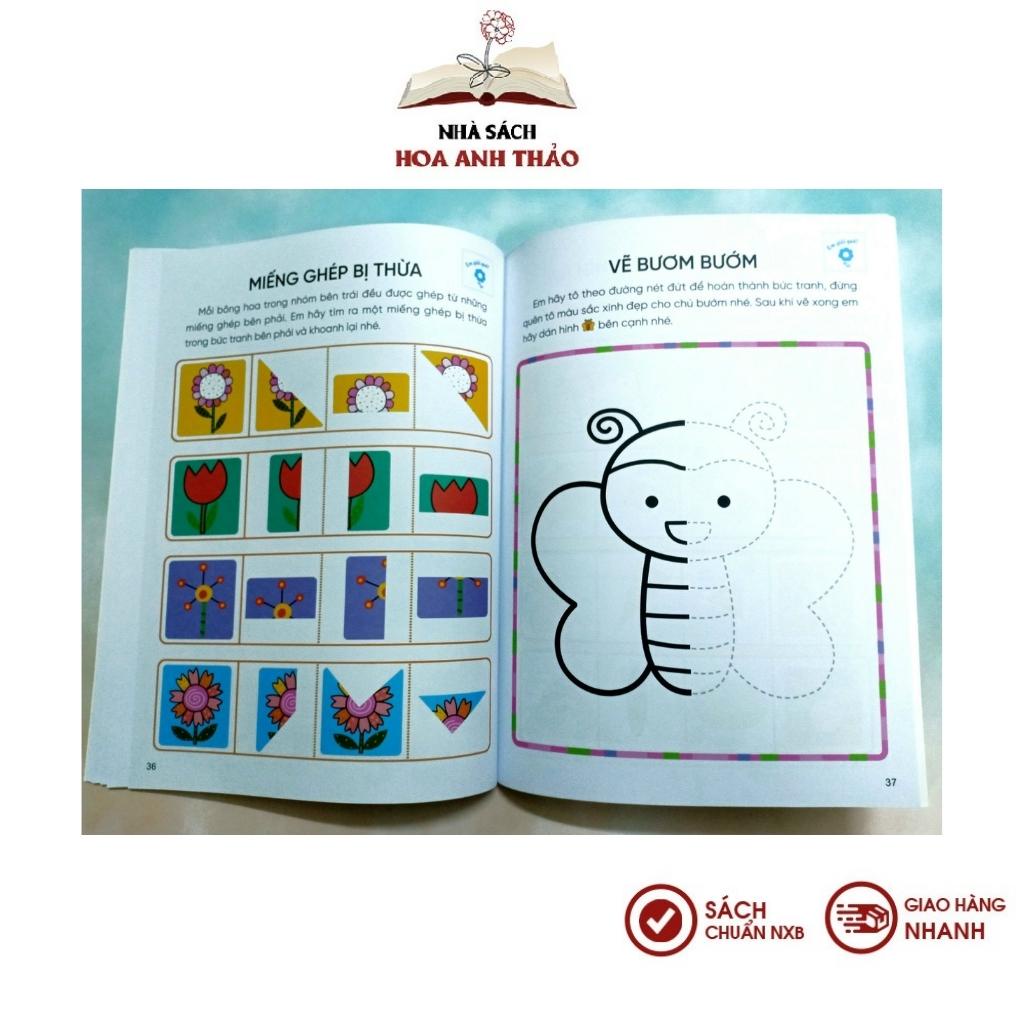 Sách Phát Triển IQ, Rèn Luyện Tư Duy Não Bộ (2 - 4 tuổi) Bộ 4 quyển