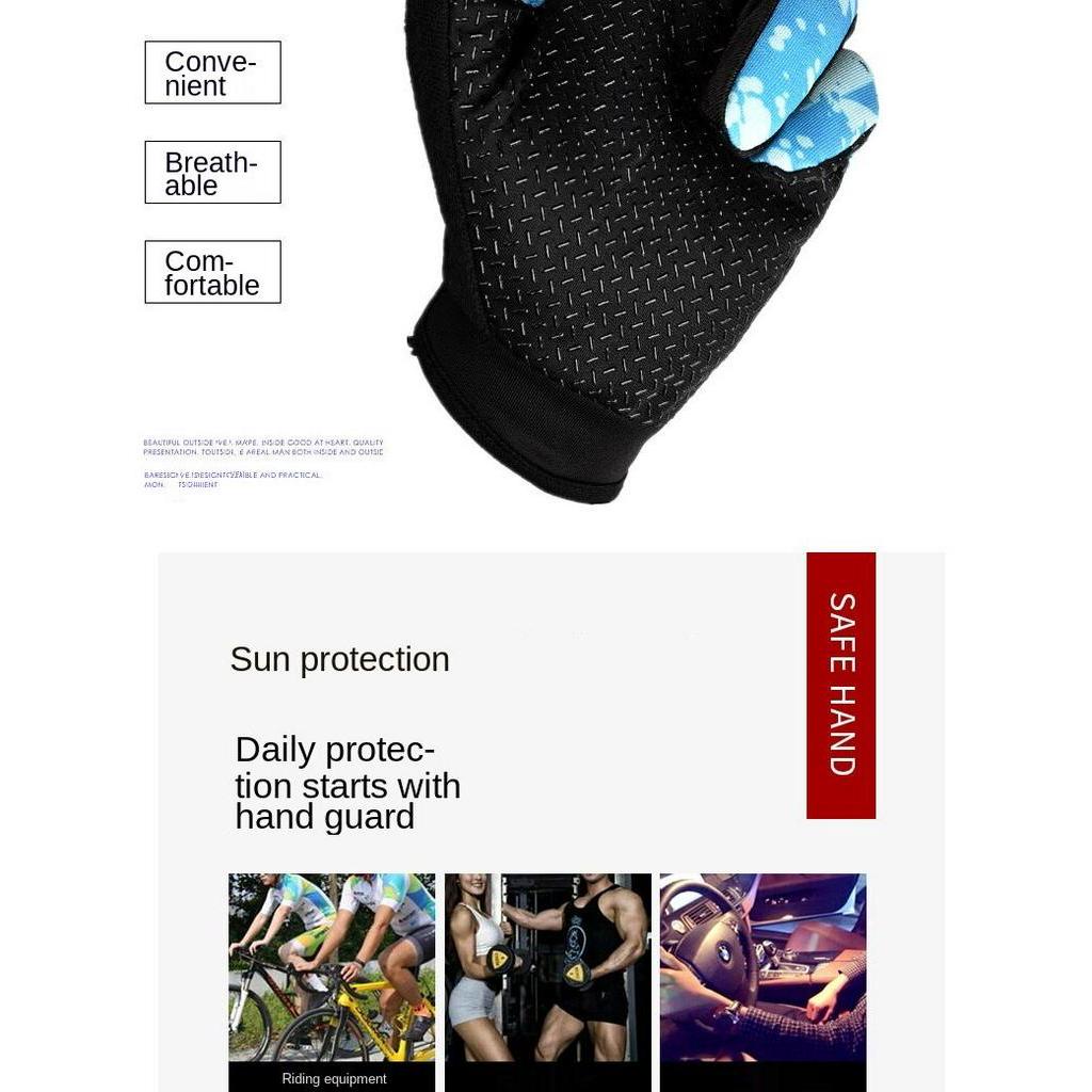 Găng Tay Thể Thao Hở Ngón Chống Nắng