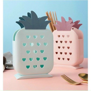 Ống đựng đũa muỗng hình trái khóm/trái thơm/quả dứa