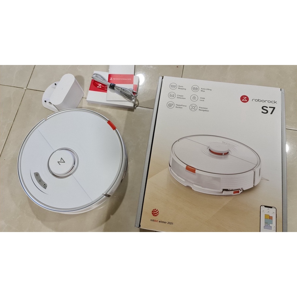 Robot Hút Bụi Lau Nhà Xiaomi Roborock S7 – Tích Hợp Lau Rung Cực Mạnh Mẽ - Bản Quốc tế