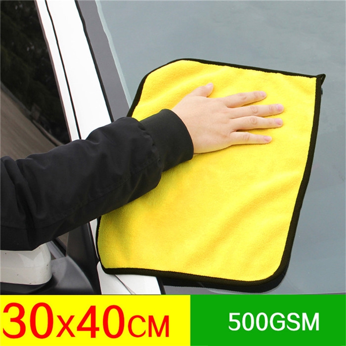Khăn Lau Xe Hơi Mềm Mại Thấm Hút Tốt 30x30 / 40 / 60cm