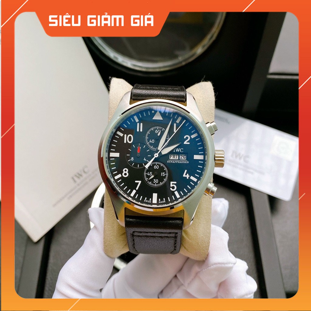 Đồng Hồ Nam Thương Hiệu IVVC Pilot Sang Trọng Chống Nước,Chống Trầy Cao Cấp Size 43mm