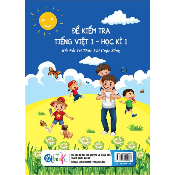 Sách - Đề Kiểm Tra Tiếng Việt lớp 1 - Kết Nối Tri Thức Với Cuộc Sống - Học Kì 1
