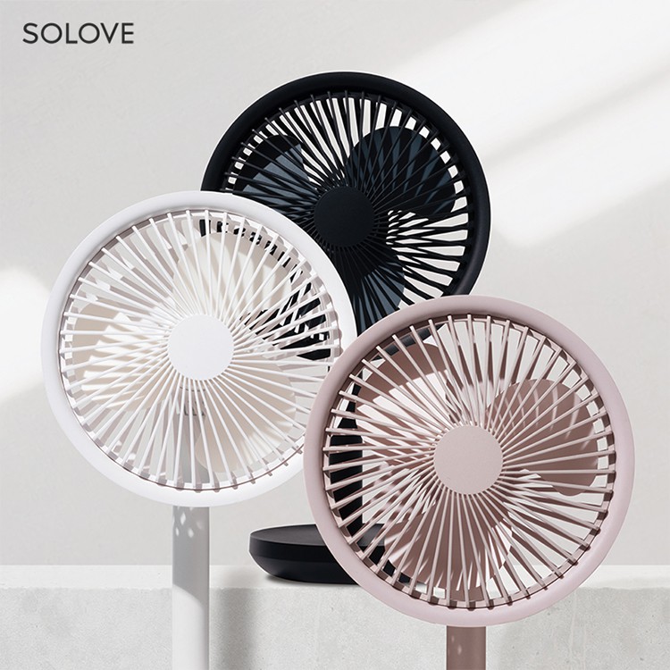 Quạt tích điện Xiaomi SOLOVE F5,có thể quay góc ngang 60 độ.Hàng chính hãng BH 12 tháng