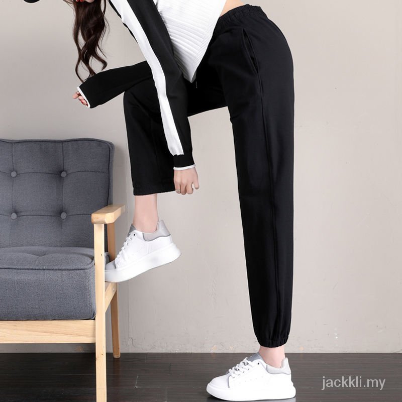 Quần Cotton Dáng Rộng Plus Size Thời Trang Xuân Thu Cho Nữ 2021 | BigBuy360 - bigbuy360.vn