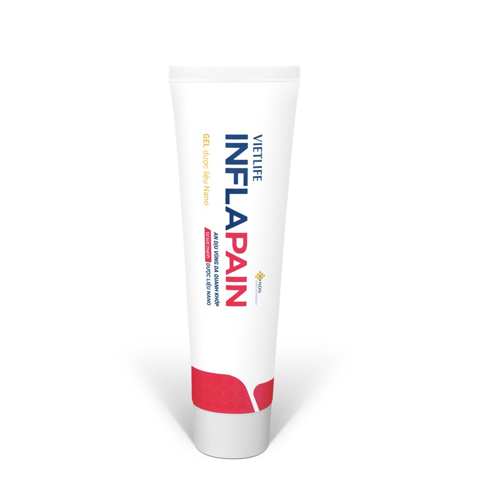 Gel VIETLIFE INFLAPAIN 25g giúp mờ thâm sẹo, mờ thâm, vết bầm tím, sưng tấy