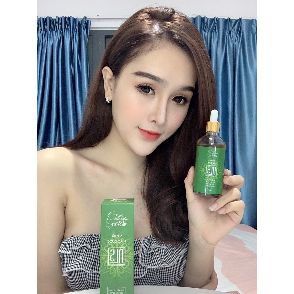 Serum TÁI TẠO THẢO DƯỢC NLS Loại bỏ Mụn - Nám - Tàn Nhang 100ml