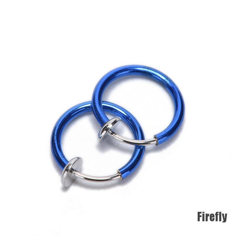 Bộ 2 Khuyên Xỏ Mũi / Môi / Tai / Cơ Thể Phong Cách Punk Cá Tính