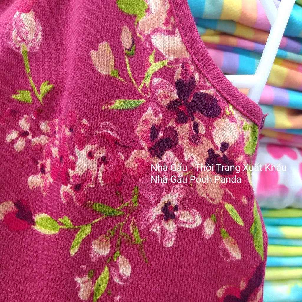 Đầm hai dây đỏ đô bé gái BG2256