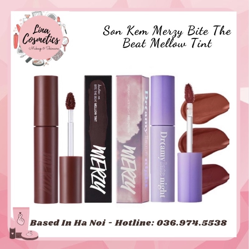 [Có Sẵn] Son Kem Lì Merzy Bite The Beat Mellow Tint Màu Mới M9 M10 M11 M12 M13 M14 Bản Vỏ Tím Dreamy Late Night | BigBuy360 - bigbuy360.vn
