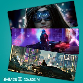 Tấm lót chuột và bàn phím chơi game Bajeep Cyberpunk2077