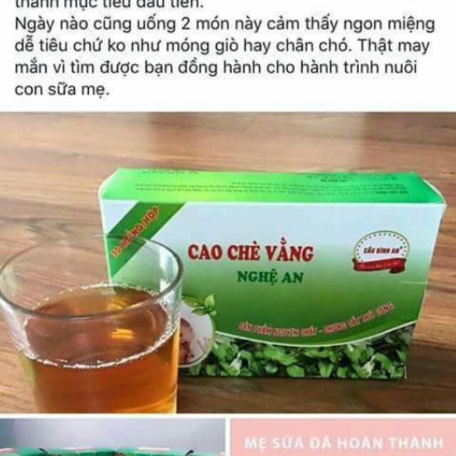 cao chè vằng 30 miếng