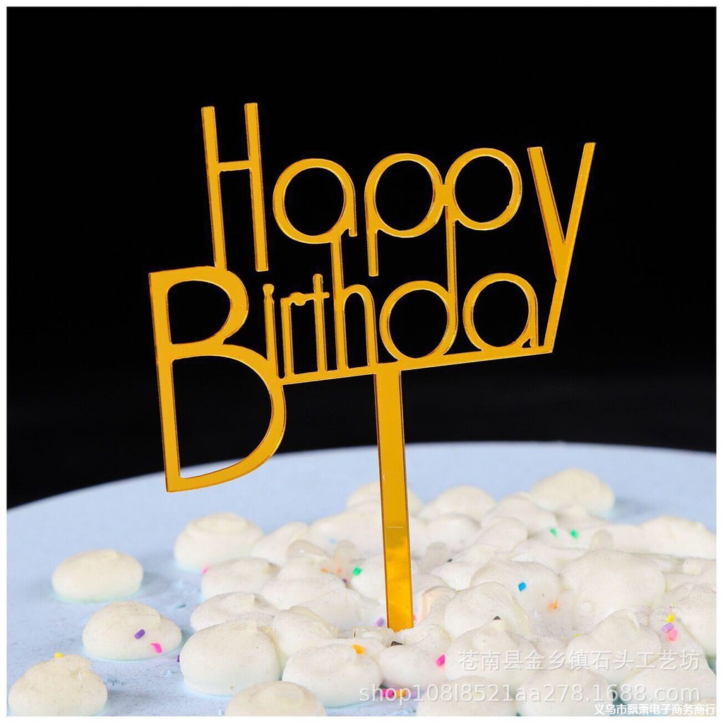 Phụ Kiện Trang Trí Bánh Sinh Nhật Bánh Kem - Combo 10 chiếc Meka B cứng