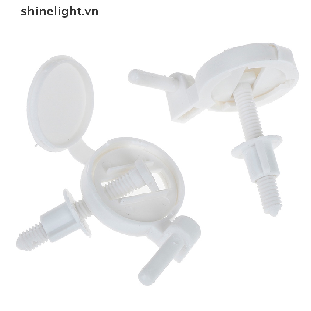 1 Bộ / 2 Ốc Vít Nhựa Cố Định Bệ Ngồi Toilet
