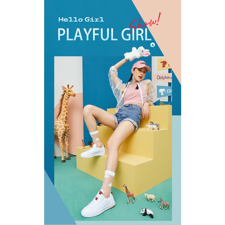 Giày thể thao XTEP chống trượt siêu nhẹ thoáng khí thời trang cho nữ