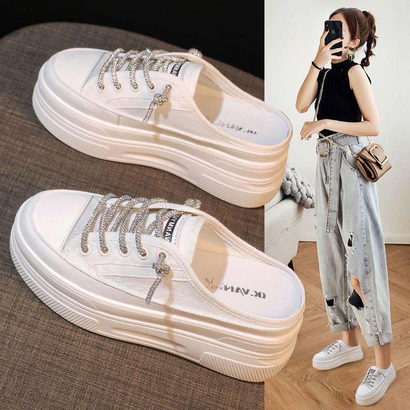 Dép Bít Mũi Đế Dày Tăng Chiều Cao Thiết Kế Mới Thời Trang Dành Cho Mù