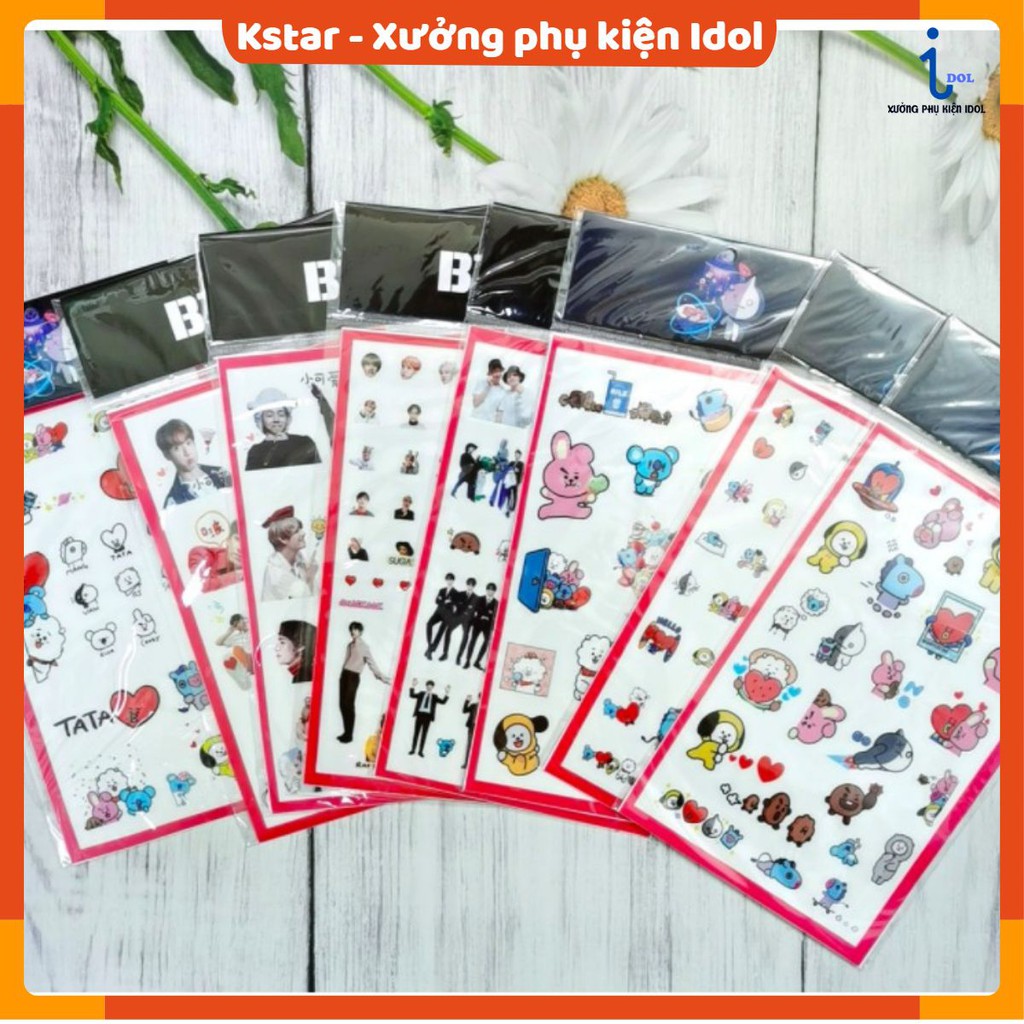 Sticker Bangtan mẫu mới