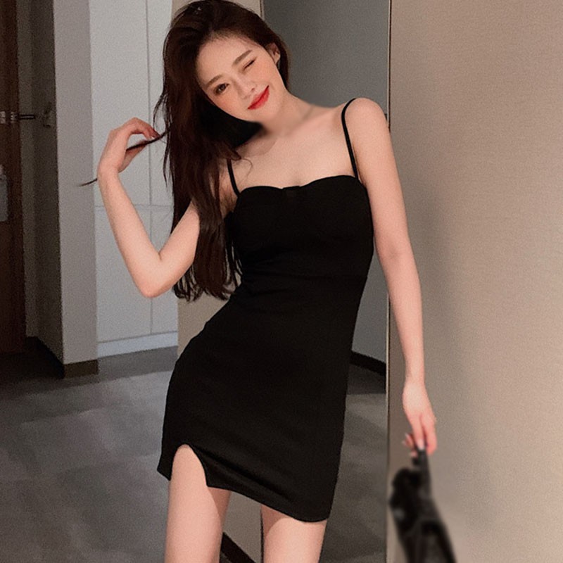 Đầm 2 dây ôm dáng họa tiết ngựa vằn thiết kế xẻ tà quyến rũ | BigBuy360 - bigbuy360.vn