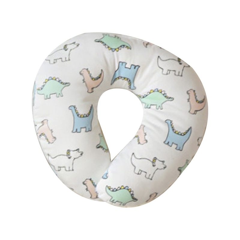 Gối Kê Cổ Hình Chữ U Hai Mặt Bằng Vải Cotton Hỗ Trợ Bé Sơ Sinh Ngồi Xe Hơi