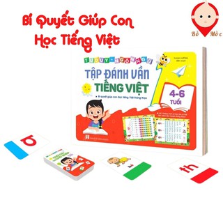 Giải Pháp Giúp Con Học Tiếng Việt-Tập Ghép Vần- Đánh Vần Tiếng Việt, Chữ (Phiên bản 4.0)- Shop Bố Mốc