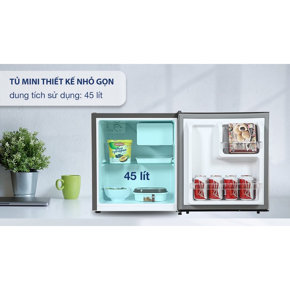 Tủ Lạnh Mini Electrolux 45 lít EUM0500AD-VN Điện Máy Hải Đăng HN phòng trọ, nhà nghỉ, khách sạn, đựng mỹ phẩm, trữ sữa