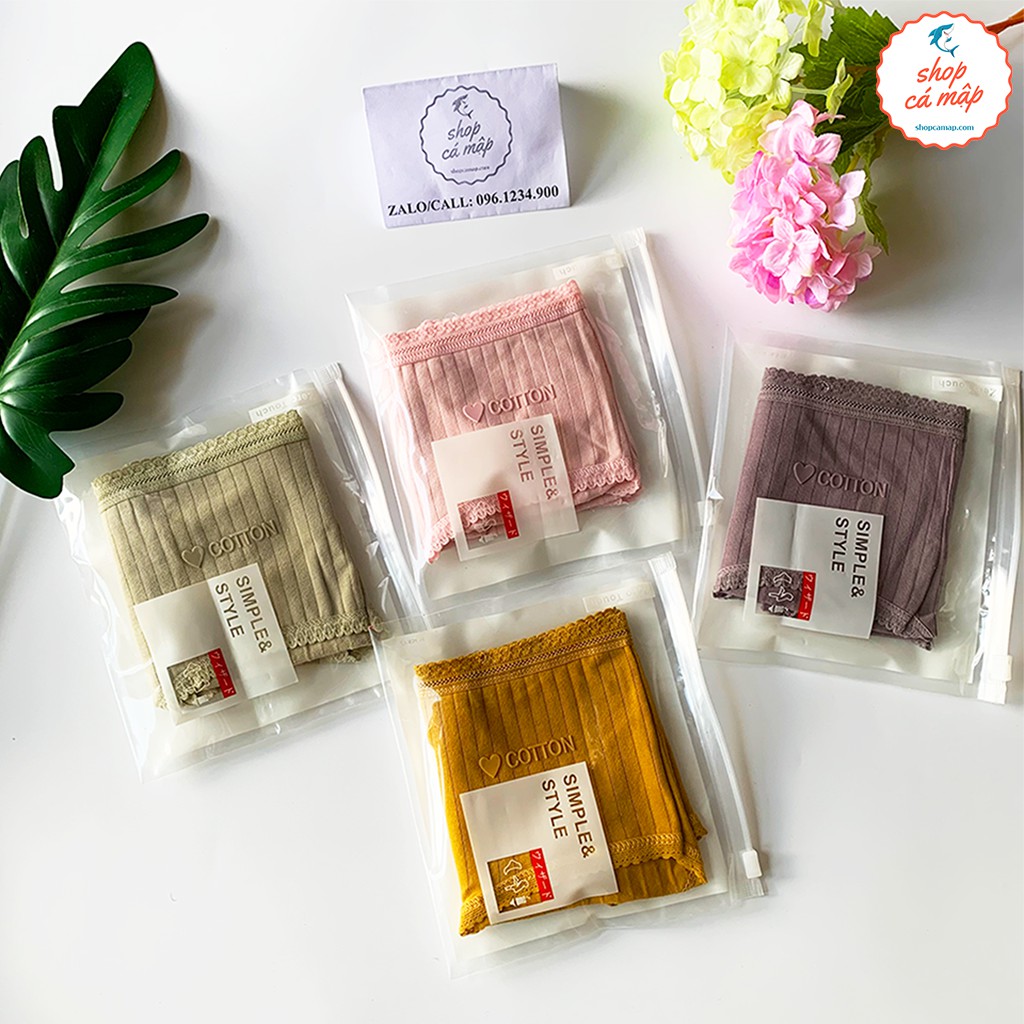 Quần Lót Nữ Cotton Cao Cấp Kháng Khuẩn, Quần Lót Nữ Cotton Trơn Cute | BigBuy360 - bigbuy360.vn