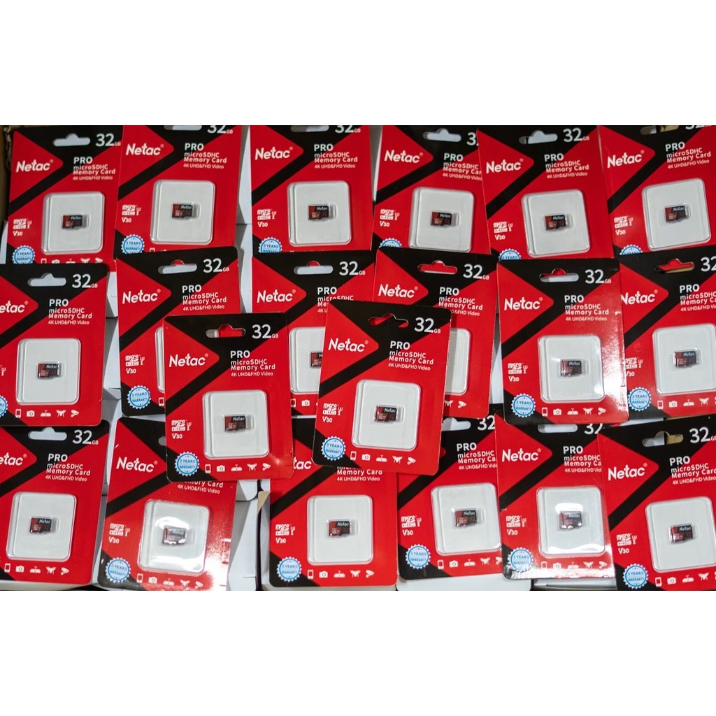 Thẻ nhớ MicroSD 32Gb Netac U3 Class10 Pro | BigBuy360 - bigbuy360.vn