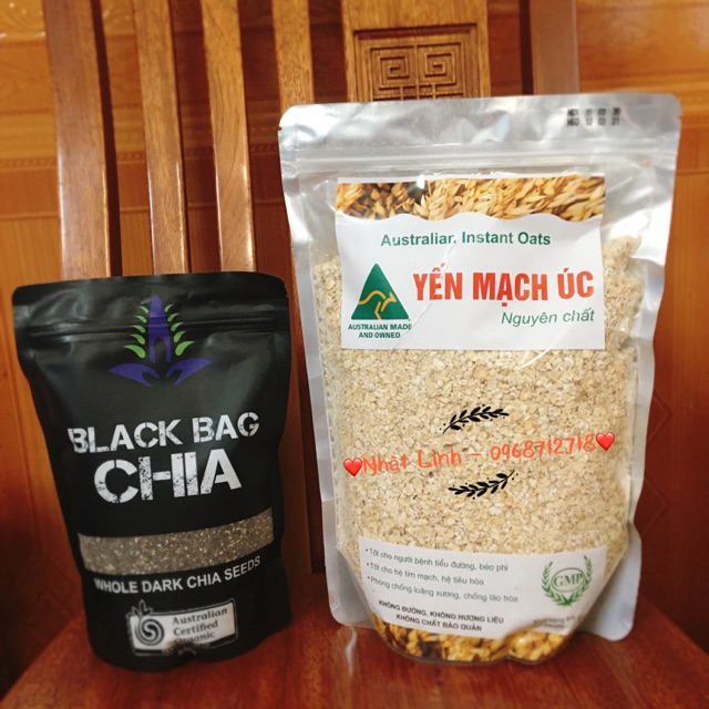 Combo Hạt chia & Yến mạch Úc
