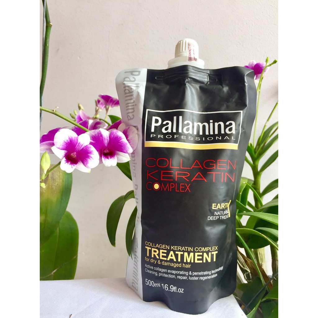 HẤP DẦU SIÊU MỀM MƯỢT PALLAMINA COLLAGEN KERATIN COMPLEX 500ML