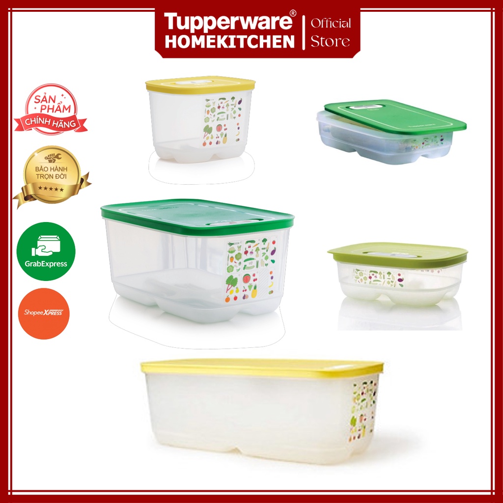 {HỘP LẺ} Hộp trữ mát có nút hô hấp Ventsmart - Tupperware