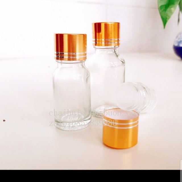 Lọ tròn trắng trong 100ml bao gồm nắp và nhỏ giọt