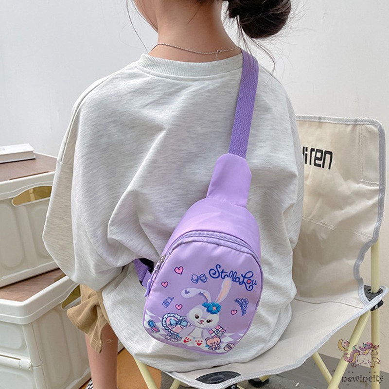 Túi Đeo Hông In Họa Tiết Hoạt Hình Phong Cách Hàn Quốc Cho Bé