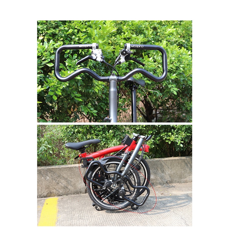 Ghi đông xe đạp LITEPRO 25.4 * 490MM 22.2MM bằng hợp kim siêu nhẹ