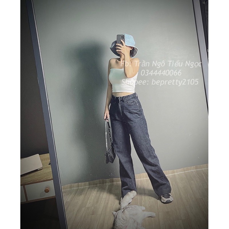 [ẢNH THẬT - VER.2] Áo ống trơn vải đẹp form dài (cao trên rốn) | BigBuy360 - bigbuy360.vn